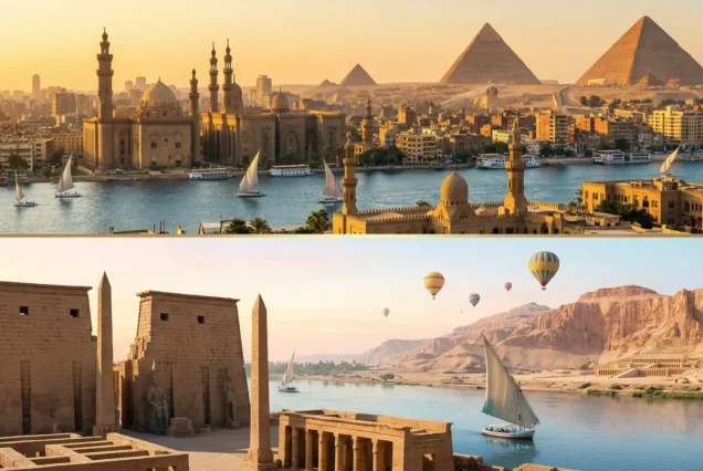 Cairo, Alexandria and Luxor from Sharm 3 Days by plane private trip